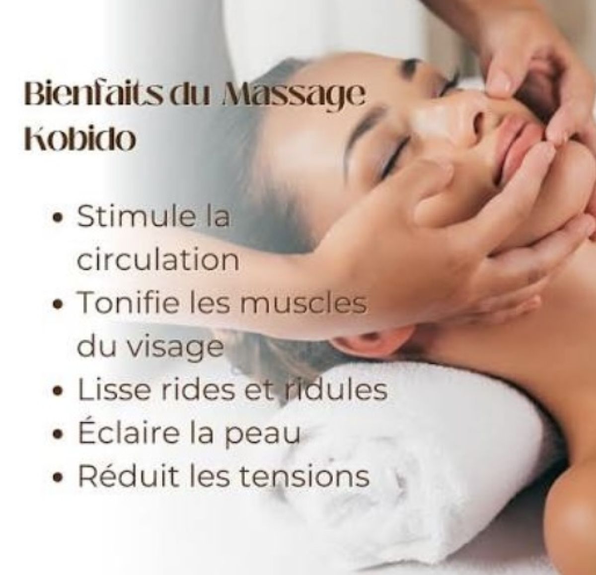 Massage  kobido à Douvaine (74) Par Soad - Estheca