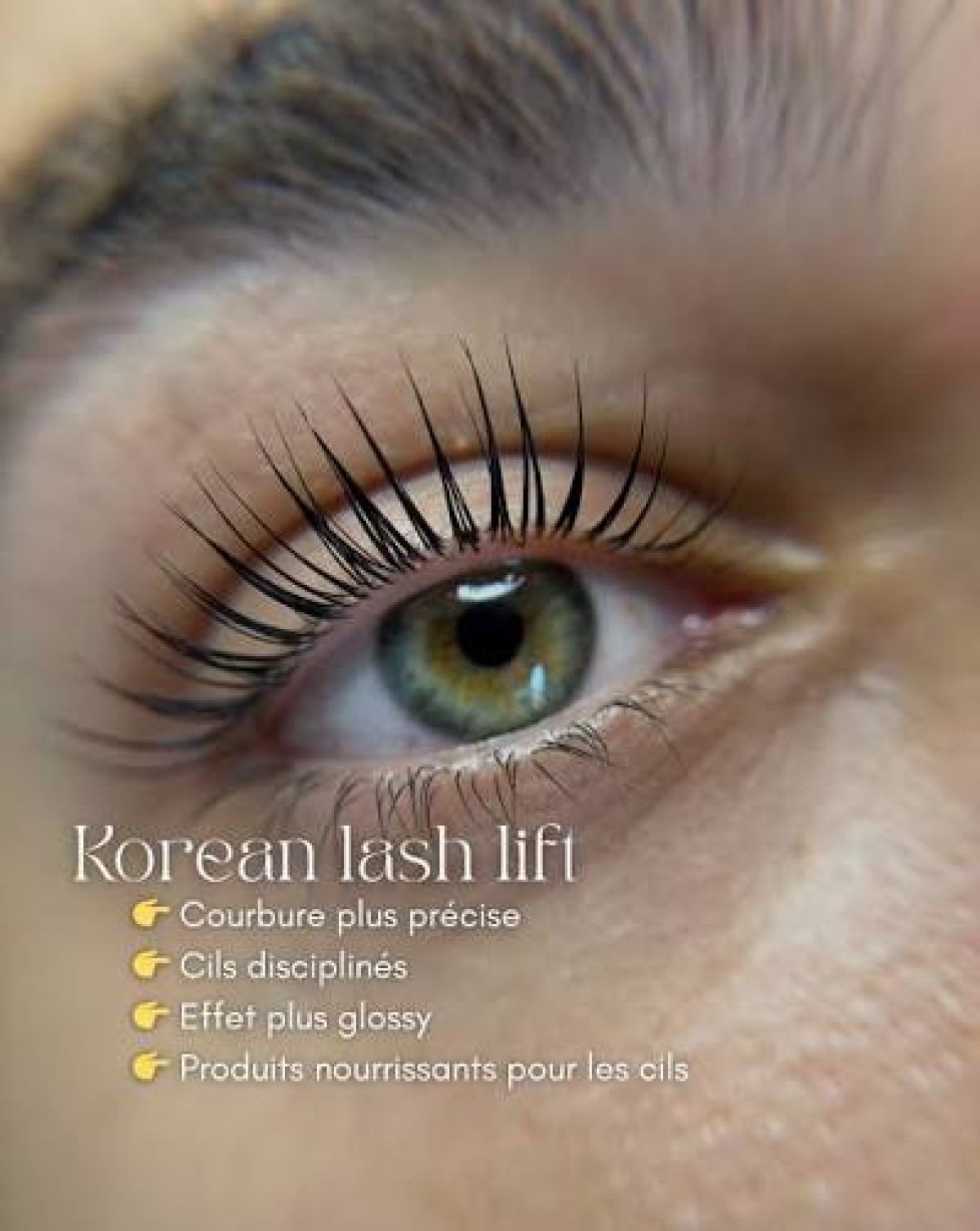 Lash lift Coréen ( korean lash lift ) à Guénange (57) Par Magalie - Estheca