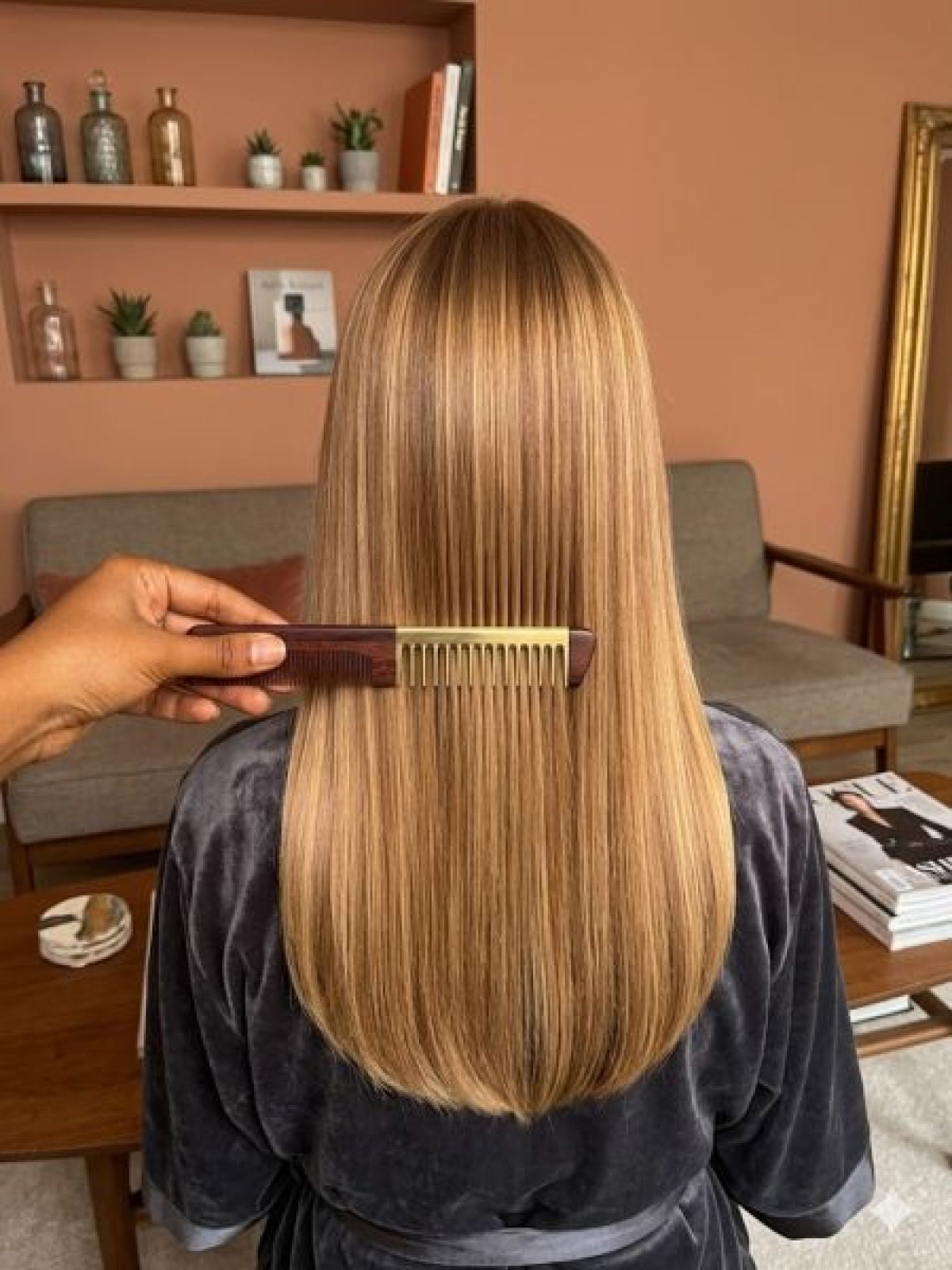 Lissage indien / tanin à Massy (91) Par Tatiana - Estheca