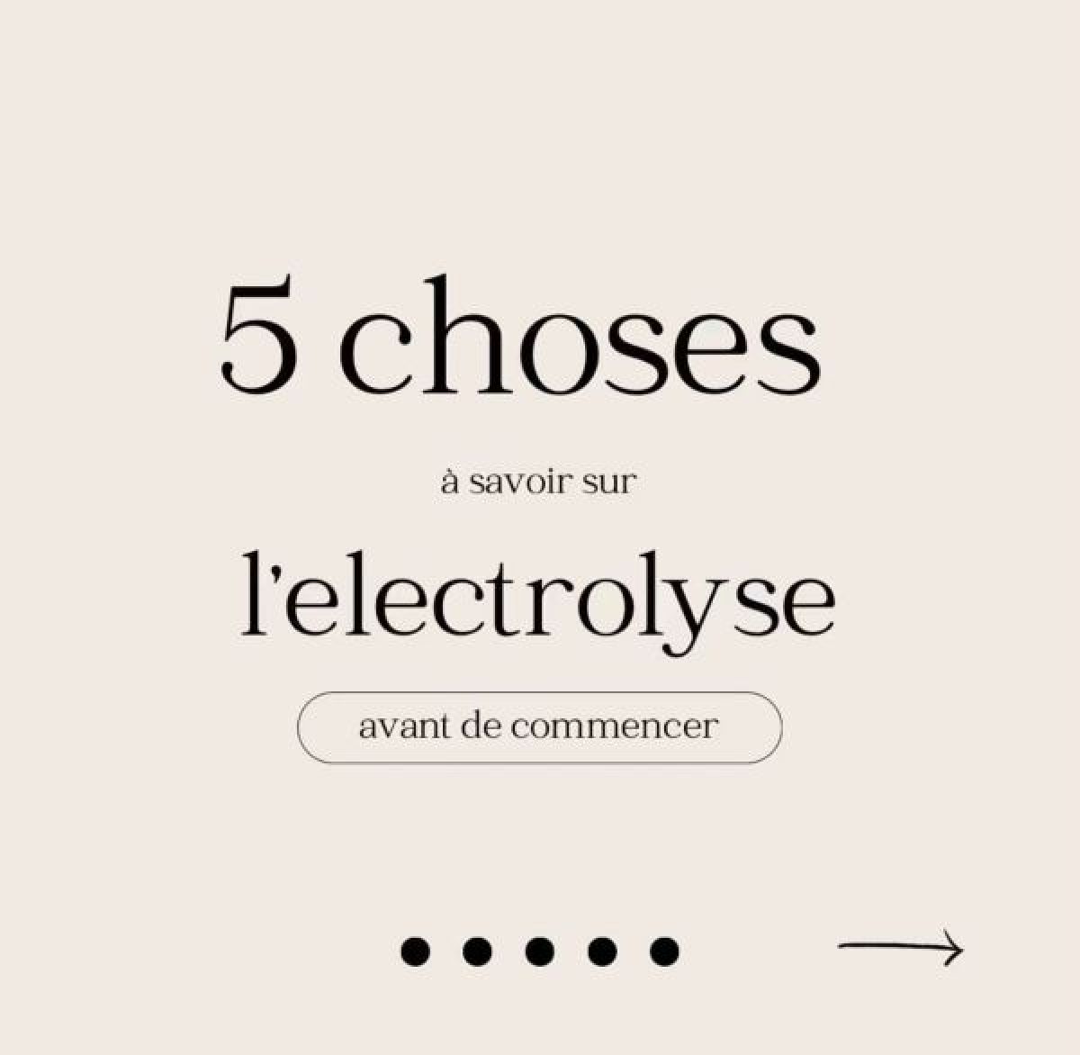 Électrolyse à Dijon (21) Par Myriam - Estheca