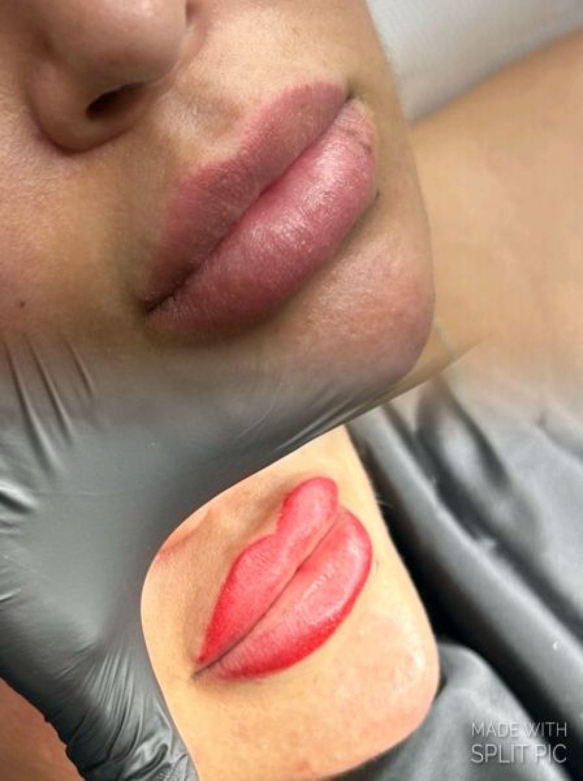Maquillage permanent (Candy lips, dark lips à Ferney-Voltaire (01) Par Sandra - Estheca