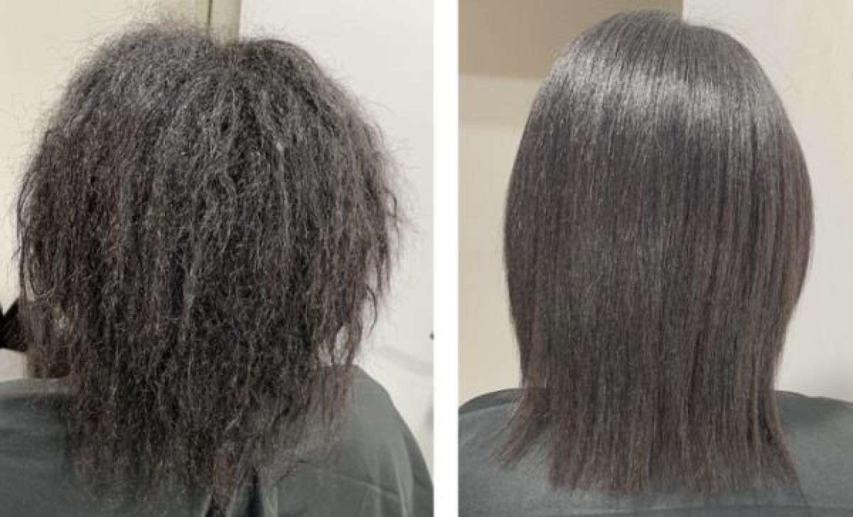 Lissage Brésilien / Tanin / Indien / coréen  à Chilly-Mazarin (91) Par Liudmila - Estheca