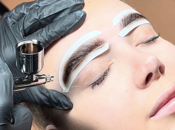 À Orléans | Airbrush teinture hybride des sourcils | Les meilleures esthéticiennes