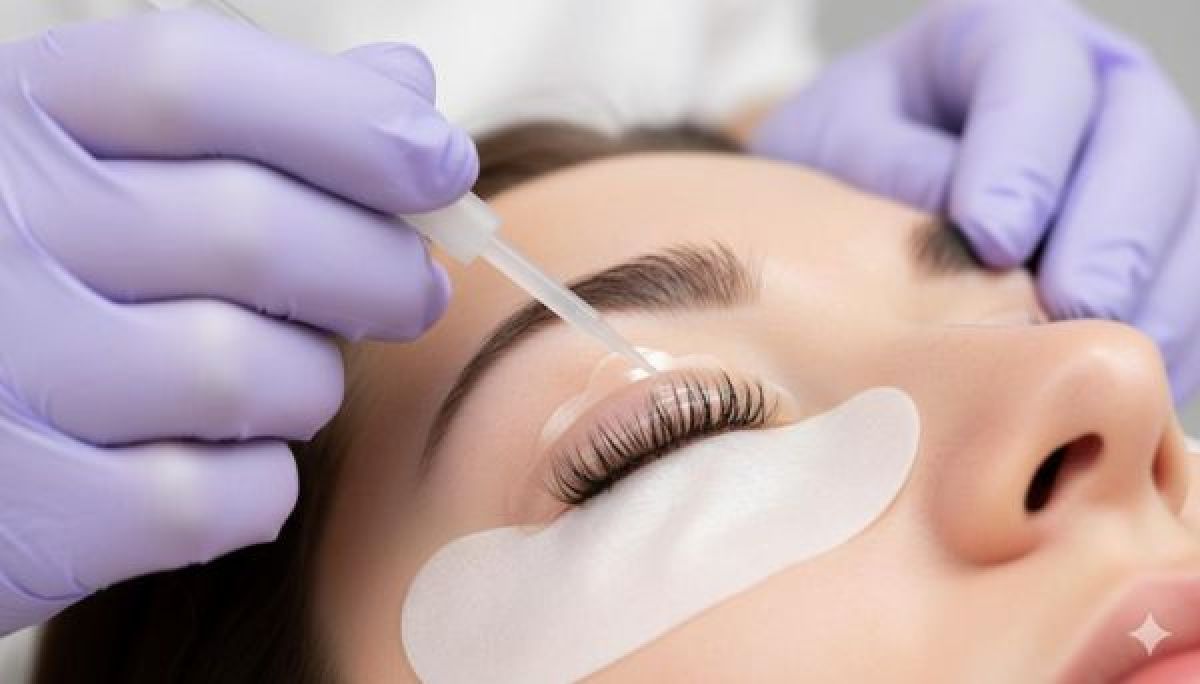 Rehaussement de cils à Achères (78) Par Aurelie - Estheca