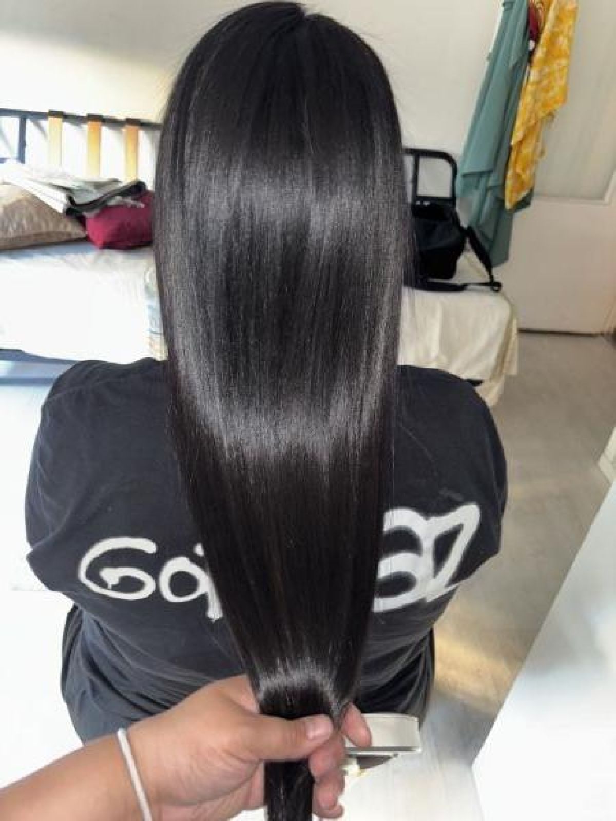 Lissage Indien + Organic protéine de soie  à Achères (78) Par Lylia - Estheca