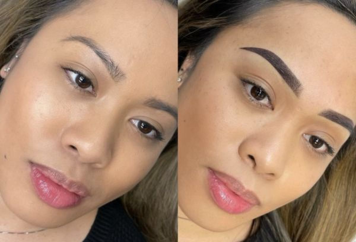 MicroBlading / MicroShading Sourcils à Boussy-Saint-Antoine (91) Par Fatima - Estheca